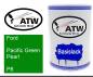 Preview: Ford, Pacific Green Pearl, P8: 500ml Lackdose, von ATW Autoteile West.